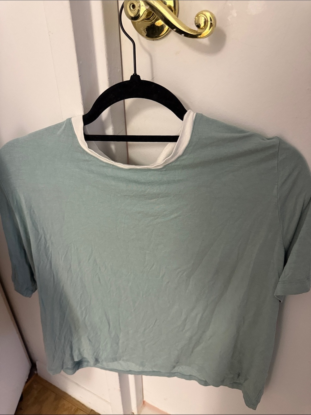 Splits59 Seafoam Green Cropped Tee